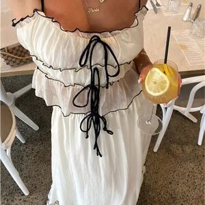 2 piece top and skirt set